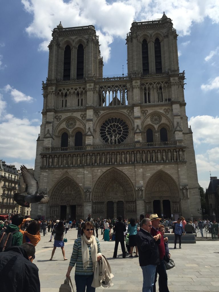 Notre Dame, albeit a little crooked.