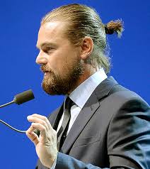 Leo's bun. Too high and slicked for my liking.